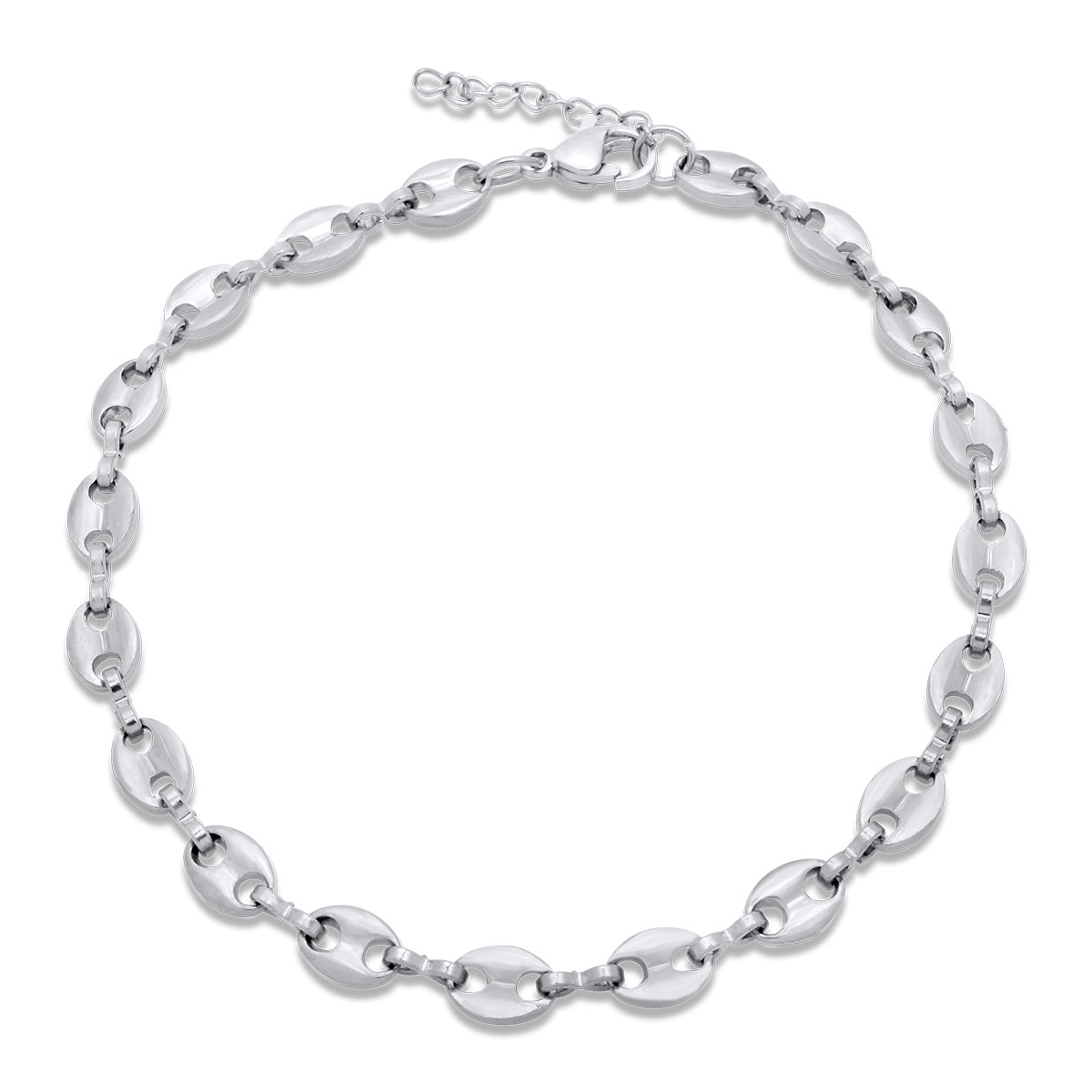 Theta Silver Bracelet 5MM Βραχιόλι από ανοξείδωτο ατσάλι 316L